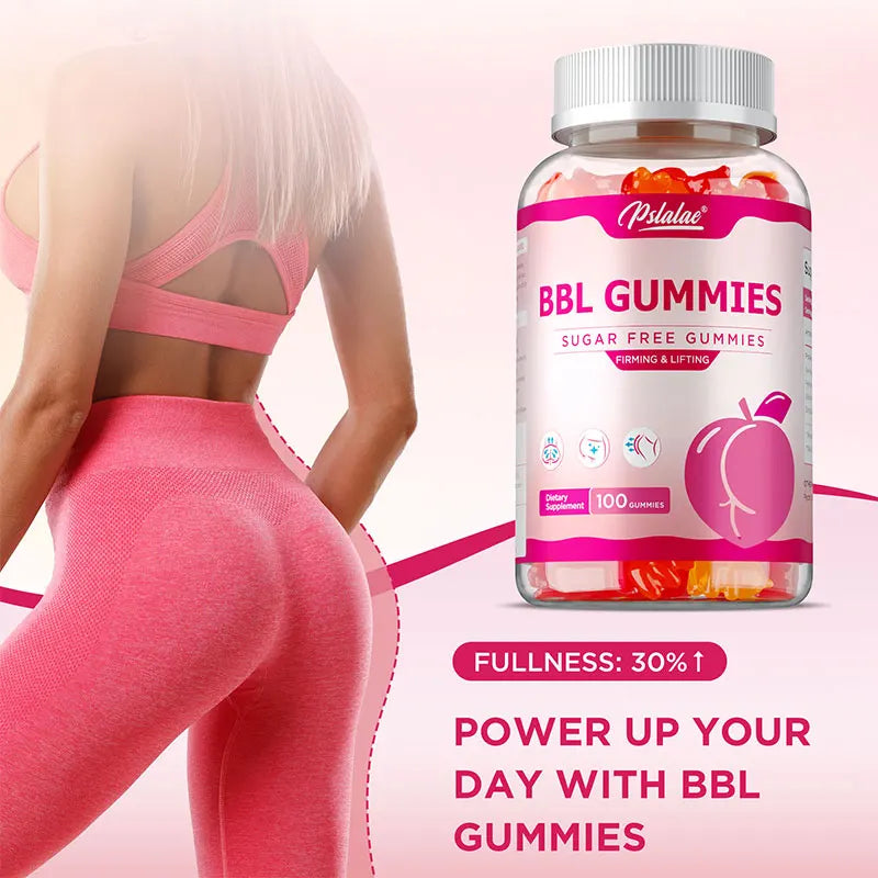 BBL Gummies - Sculpt Your Butt and Hips, Big Butt, Manage Body Shape, Improve Appearance, Increase Confidence