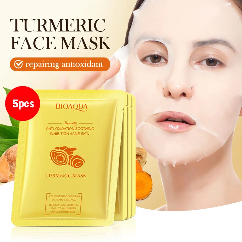5/10pcs BIOAQUA Snail Hyaluronic Acid Retinol Face Mask skincare Moisturizing Hydrating Firming Facial Masks for Face Skin Care