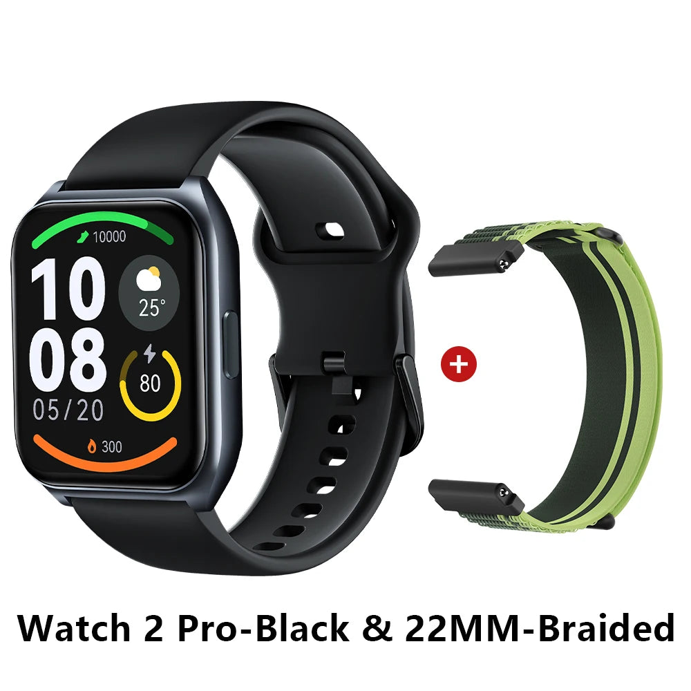 HAYLOU Watch 2 Pro (LS02 Pro) Smartwatch 1.85inch Large Display 100 Workout Modes Smart Watch for Men Heart Rate Monitoring