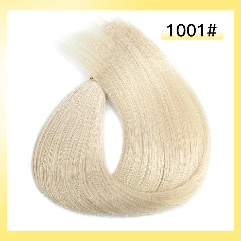 Yelo Highlight Blonde Human Hair Weft Double Weft Hair Bundles Sewing In Hair Weaves Real Human Hair Extension For Salon