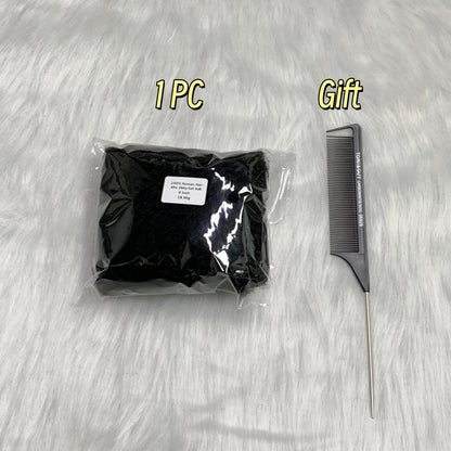 1Pc/30g Hair No Weft Brazilian Afro Kinky Curly Human Hair Bulk Remy Bulk for Braiding Extensions Natural Hai for Locs Braids