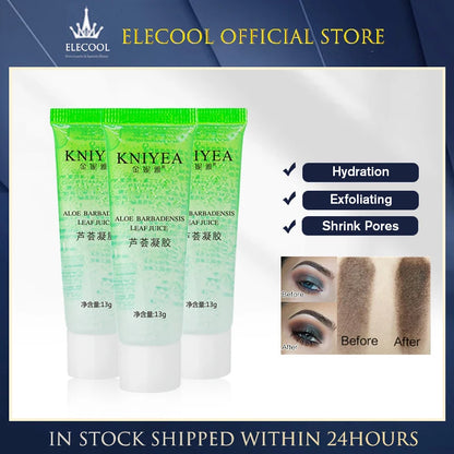 1/2/3PCS Gel Aloe 100% Plants Base Primers Natural Primers Make Up Transparent Eyeshadow Primer Moisturizing Makeup Cosmetics