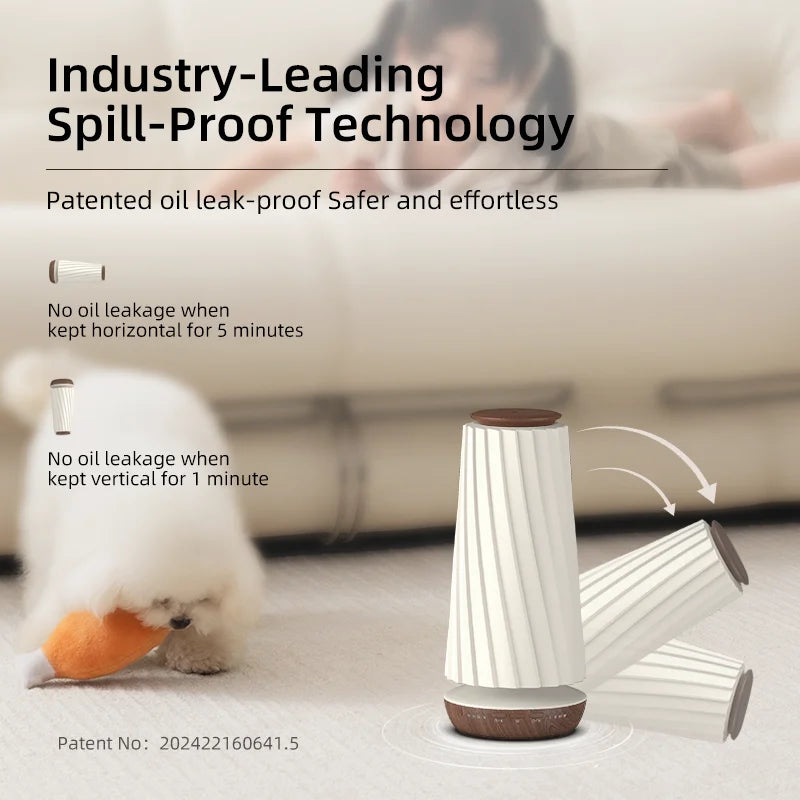 Smart Bluetooth Scent Diffuser with Night Light Air Freshener Aroma Machine for Home Hotel Office Automatic Aroma Diffuser