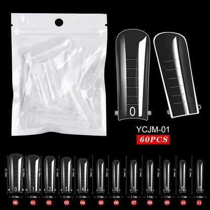 Clear Nail Extension Forms Top Molds For Nails Quick Building Mold Dual Forms Full Cover Nail Tips Manicure Art Accessories