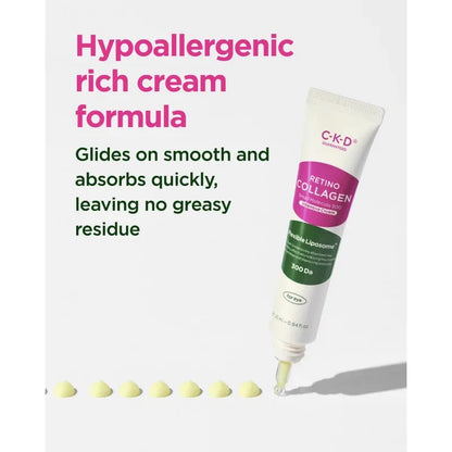 CKD Retinol Collagen Cream: Intensive Anti-Aging Treatment for Wrinkles & Firming 25ml