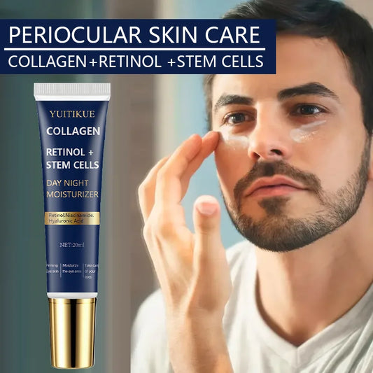 Collagen Retinol + Stem Cells Eye Cream w/ Niacinamide & Hyaluronic Acid - Day & Night Moisturizer, Firms & Smooths Eye Area