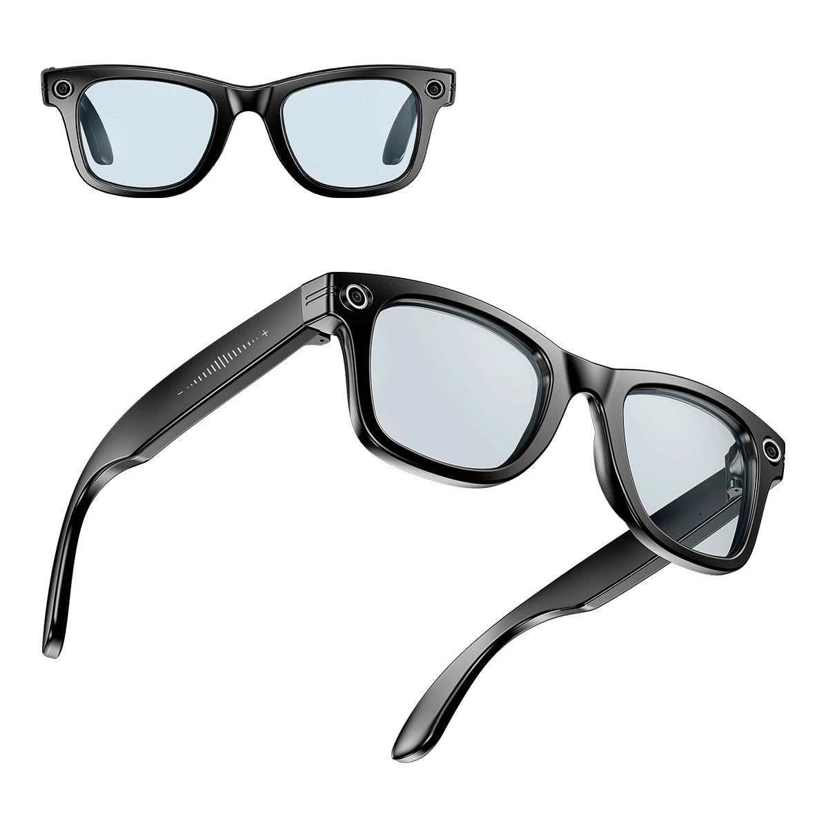 KPEP 4K AI Smart Glasses with Camera Bluetooth Headphones Music Player Voice Assistant AI Translation for Men Women