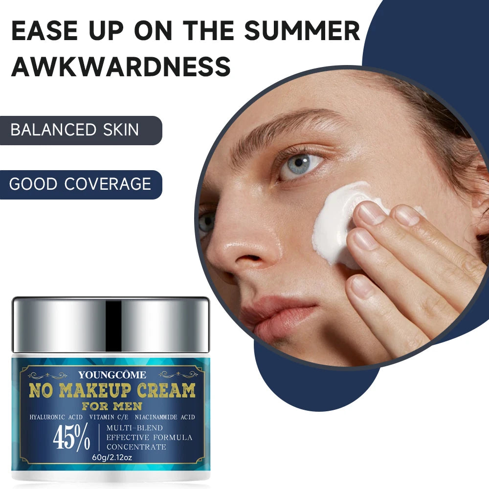 Man a moisturizing face lighting cream that hides pores and fine wrinkles Anti Aging Firming Lifting Fade Fine Lines Whitening