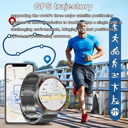 Watch 4Pro NFC GPS Smart Watch 360*360 HD Screen Heart rate Games Blood oxygen SmartWatch IP68 waterproof Sport Watches 2025 New