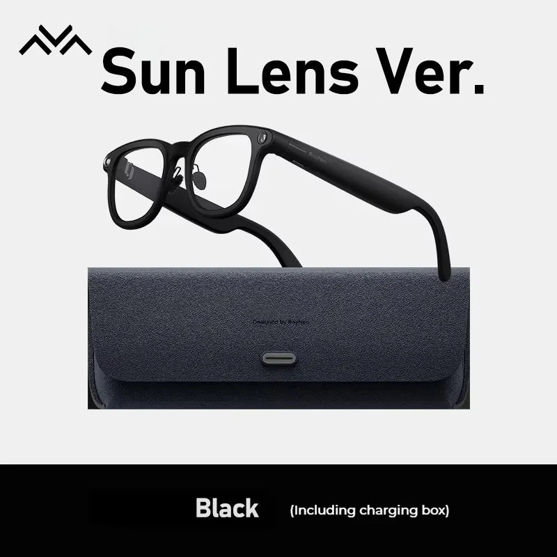 Rayneo V3 AI Photography Glasses Sony IMX681 5P LENS Wireless Bluetooth Voice Control Full Array Mic Audio Smart Glasses Custom