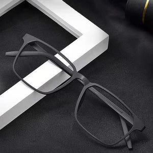 TR90 Ultralight Pure Titanium Reading Glasses Men Women Anti Blue Light Presbyopia Eyeglasses Big Square Prescription Eyewear