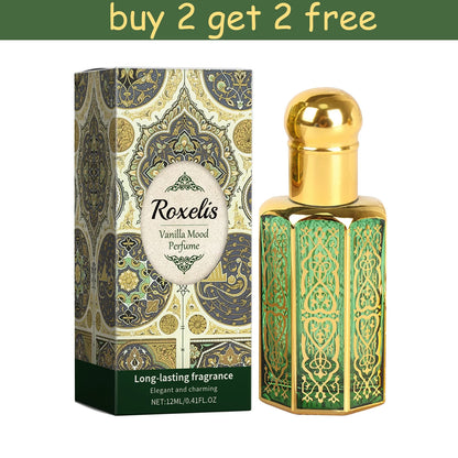 Roxelis Arab Perfume, Vanilla Fragrance, Elegant, Mild, Lasting, Charming, Portable Perfume
