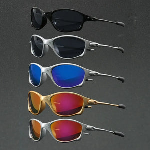 Fashion Sport Cycling Sunglasses Goggles Gradient UV400 Cyberpunk Sunglasses for Men Women Retro lunettes de soleil homme