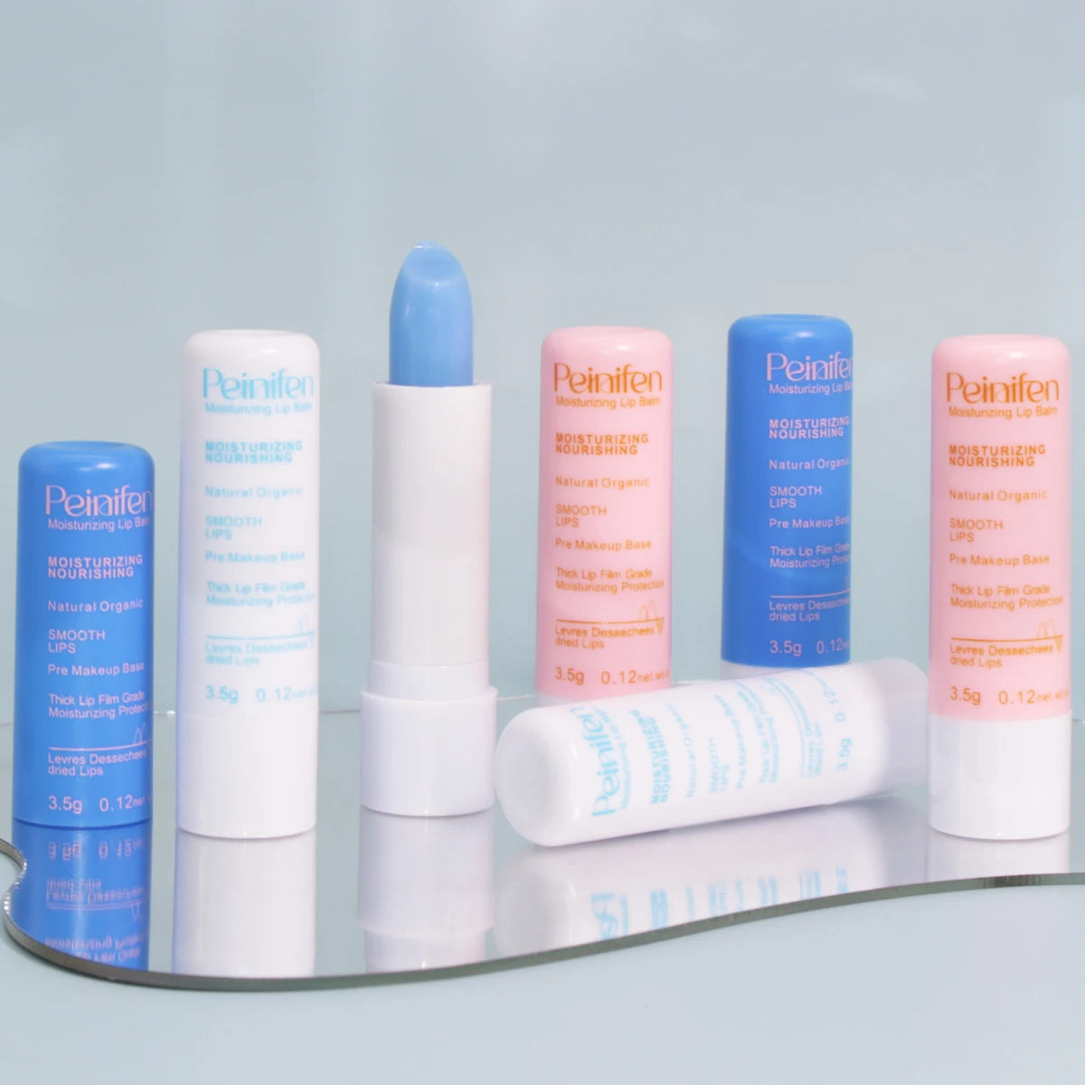 3-piece coconut moisturizing lipstick set, containing vitamin e and natural ingredients, light and non greasy