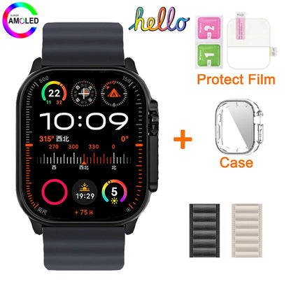 Hello Watch 3 Plus Gen 2 SmartWatch DeepSeek 2025 Original 49mm AMOLED 4G ROM NFC GPT Compass Photo Album Local Music Men Watch