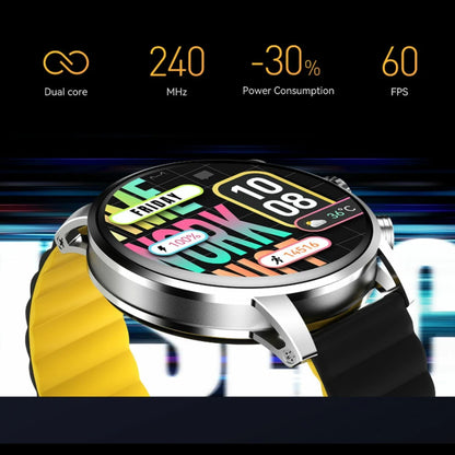 Kieslect Kr2 Smart Calling Watch 1.43" FHD AMOLED Display with AOD for Android iOS Remote Camera Control Fitness Tracker