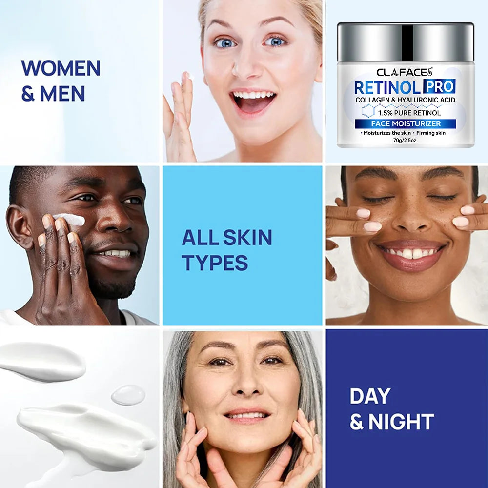 Retinol Pro Repair Cream | Anti-Early Aging, Reduces Fine Lines and Dark Spots | 48H Long-Lasting Moisture | Autumn/Winter