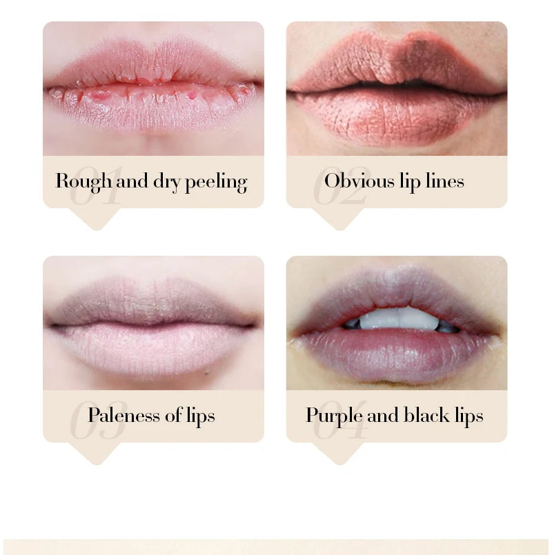 SADOER Coconut Oil Moisturizing Lip Balm Long-Lasting Nourishing Lip Care, All-Day Hydrating, Soothing Relief Dry Cracked Lips