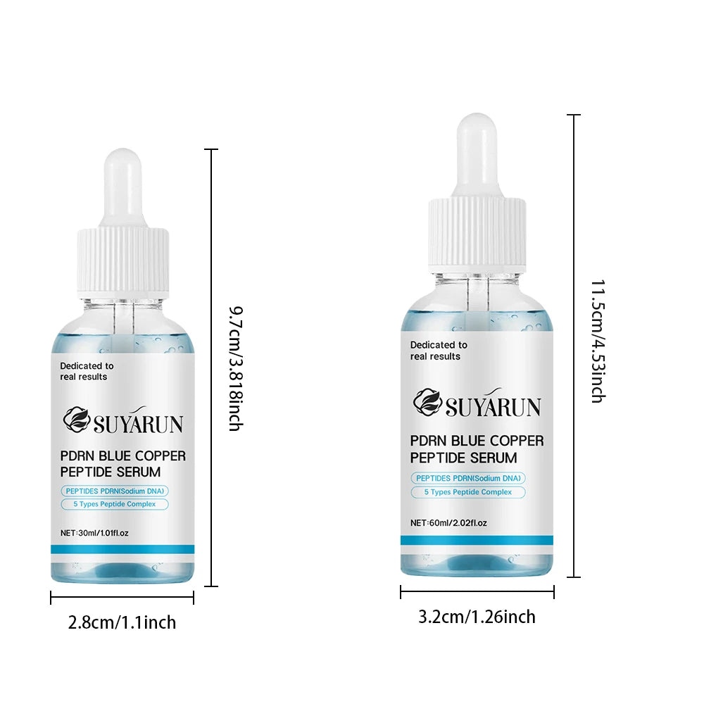 SUYARUN  Blue Copper Peptide Serum - Anti-Aging Firming Moisturizer Face Skin Repair,Moisturizing and hydrating Essence.