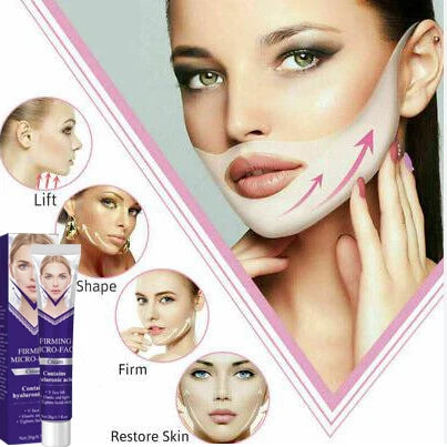 V-Shape Face Cream Remove Double Chins Firming Fat Burning Anti-aging Shaping Massage Care Products