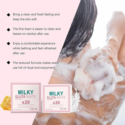Natural Lotion Milk Cleaning Soap Whitening Skin, Deep Cleansing And Nourishment Excess Oil Moisturizing Fragrance Milk Soap