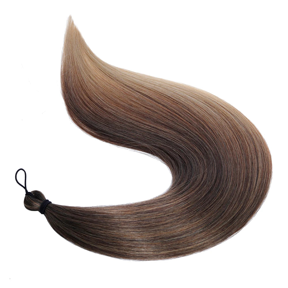 28'' Crochet Braiding Straight 3pcs High Synthetic Hair Extensions Blond 27/613 Crochet Hair Ombre Brown 72cm Easy Braids Hair