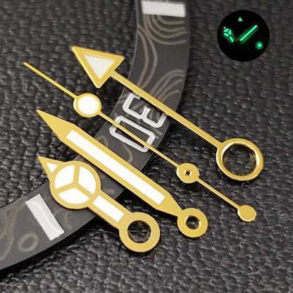 GMT Hands Blue Green/Green Luminous NH34 GMT Watch Hands for NH34 Automatic Movement watch accessories Watch Part For Wristwatch