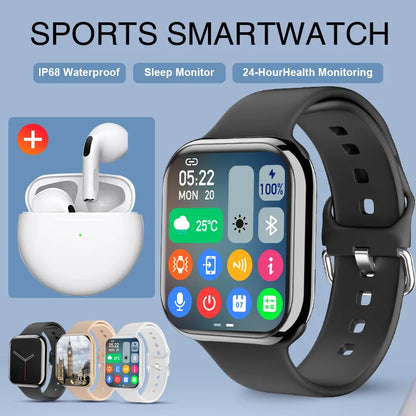 2025 New NFC S10 MAX watch Bluetooth Call Smart Watch Women Watches Men Sport Fitness Tracker Heart Rate Smartwatch For earphone