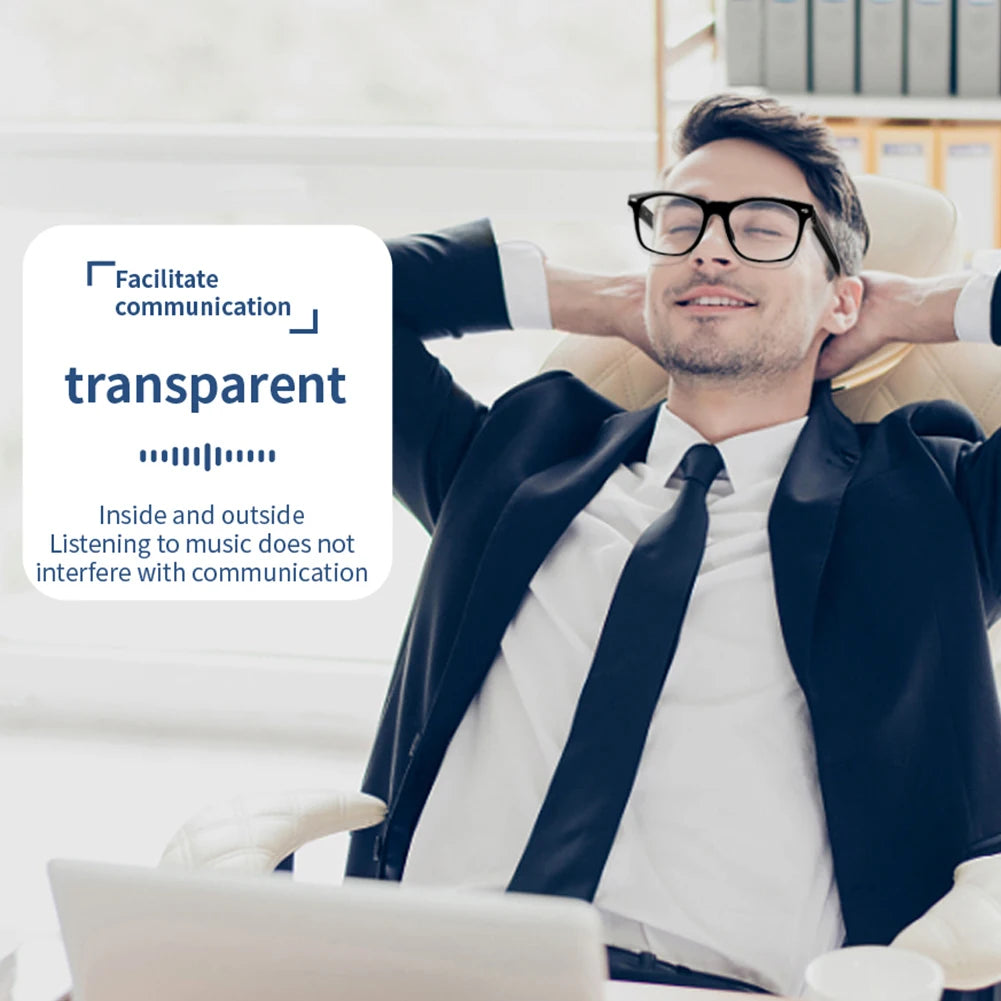 Smart Camera Glasses AI Voice Assistant Outdoor Sport Glasses Remote Shooting Open Ear Sound Mic and Speakers for IOS/Android