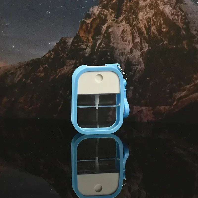 CNKESS 38ml Spray Small Sanitizing Spray Scented Vegan Hand Sanitizer  with Keychain Perfume Alcohol Water Spray Bottle Travel