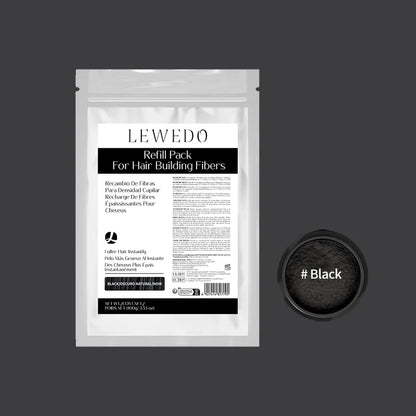 Hair Fiber 100g Keratin Hair Fiber Thickening powder Hair Building Fibers Powder Hair Loss Instant Regrowth Powder Refill Bag