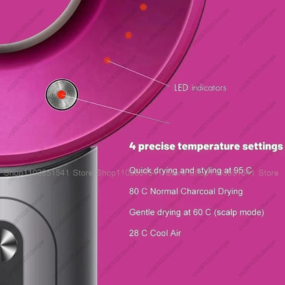 Professinal Leafless Hair Dryer 220V Negative Ion Quick Dry Home Powerful Constant Flyaway Attachment Anion Electric Hair Dryers