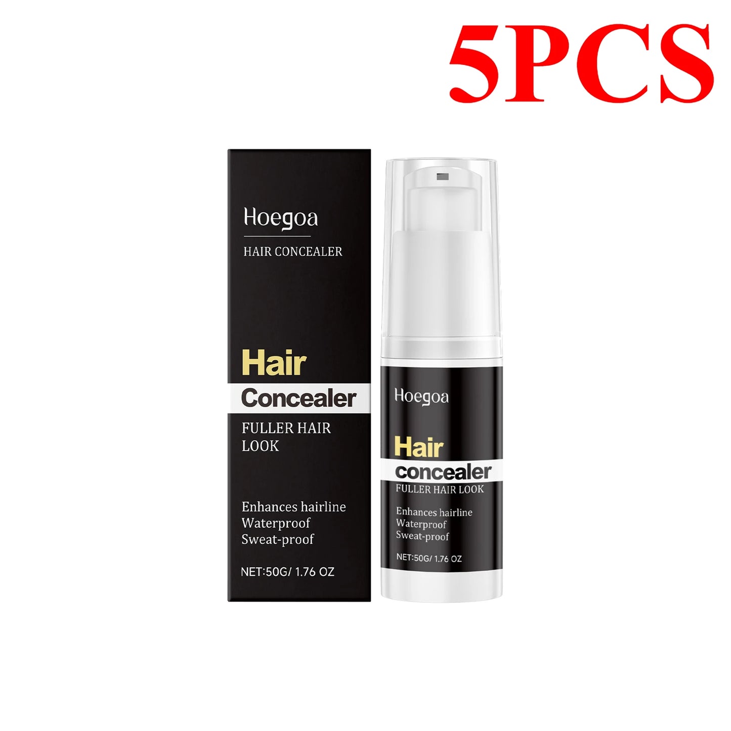 Camellia Seed Oil Hair Concealer Long Lasting Waterproof Hairline Hairroots Concealer Grey/White Hair Back To Black Hair Stick