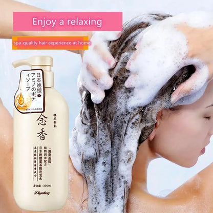 300ml Amino acid fragrant Japanese evening shampoo hair conditioner conditioner and Se hair shampoo bath lotion sham