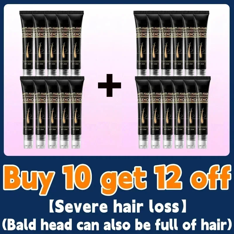 Say Goodbye to Baldness Hair Loss Product Ginger Oil Care Serum Hair Growth for Men Women