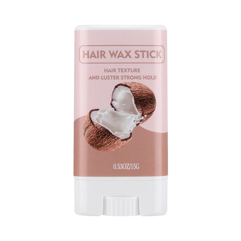 Hair Wax Stick 15g Non-Greasy Style Aloe Vera Sakura Flavored Anti-frizz Artifact Hair Long-lasting Style for Wig Edge Control