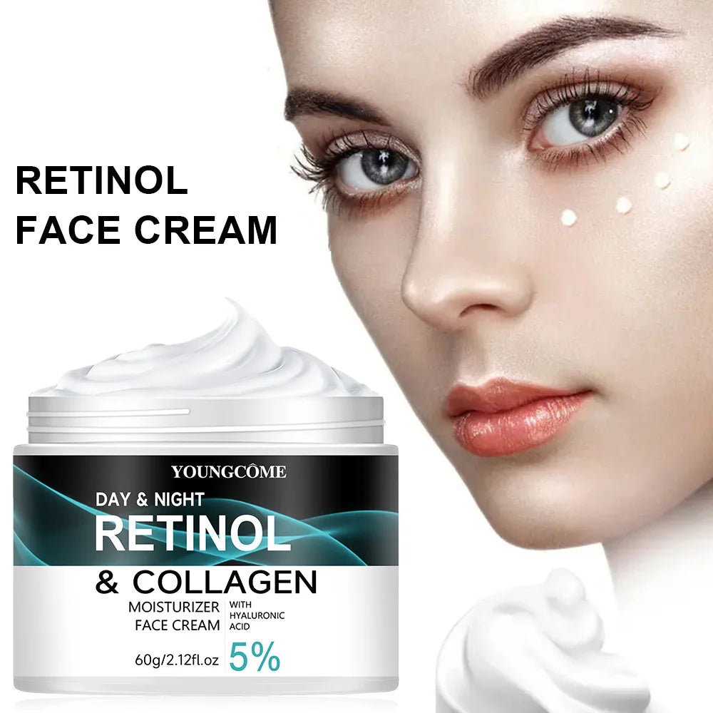 2 Pack 60g Retinol Cream Nourishing And Locking Moisture To Improve Skin Texture Promotes Skin Elasticity And Luster Nourishing
