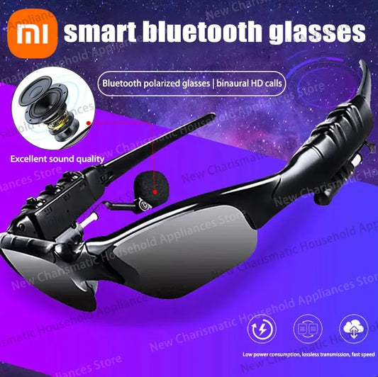 Xiaom Smart Sunglasses Photo Sense Camera Bluetooth Music Call Intelligent Recording Waterproof Glasses Outdoor Sports Cycling
