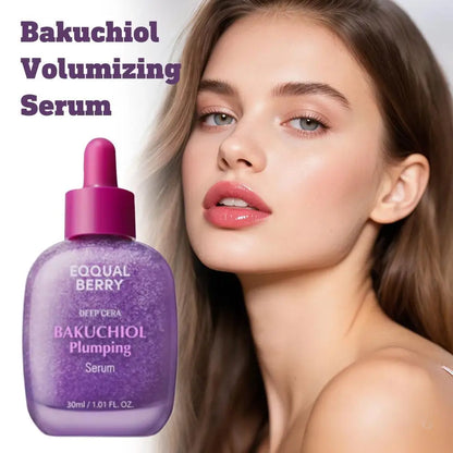 Korean Bakuchiol Plumping Serum 5,000 PPM Retinol Alternative, VITAMIN Illuminating Serum Niacinamide Vitamin C Brightening