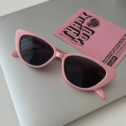 Pink Women Cat Eye Sunglasses Luxury Brand Design Uv400 Retro Premium Sun Glasses Men Sun Protection Fashion Eyewear