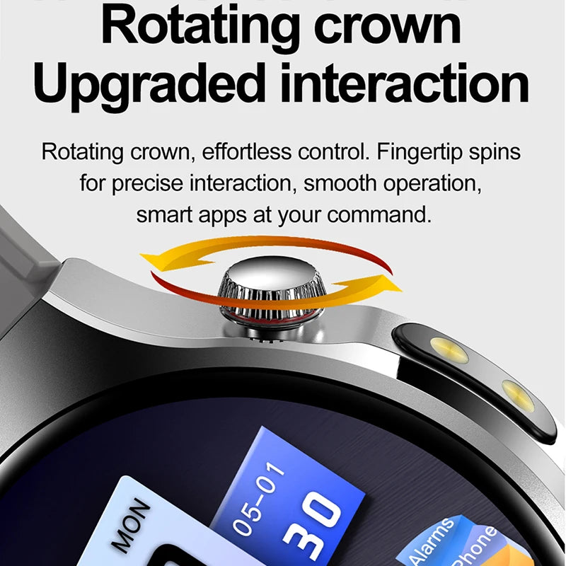 2025 New Outdoor GPS Sports Smart Watch Men AMOLED HD Screen Heart Rate Monitor For HUAWEI Bluetooth Call Waterproof Smartwatch