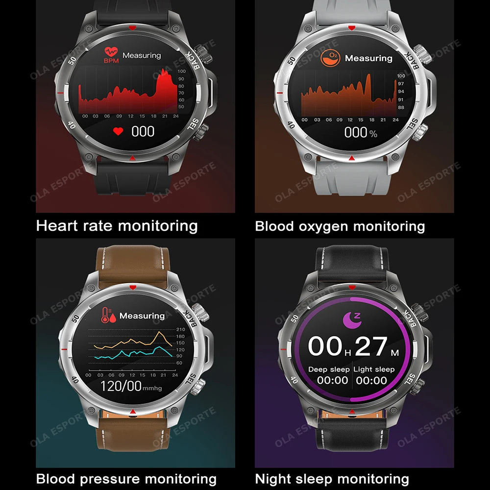 New GPS Sports Smart Watch Men 2025 AMOLED HD Screen Heart Rate NFC Watches Bluetooth Call Waterproof smartwatch For Android iOS