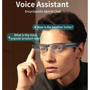 Smart Glasses Myopia Prescription 8MP HD Camera AI Object Recognition Anti Shake Video Recording Bluetooth Call Smart Eyeglasse