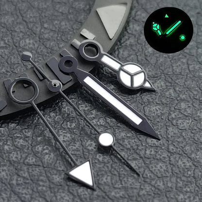 GMT Hands Blue Green/Green Luminous NH34 GMT Watch Hands for NH34 Automatic Movement watch accessories Watch Part For Wristwatch