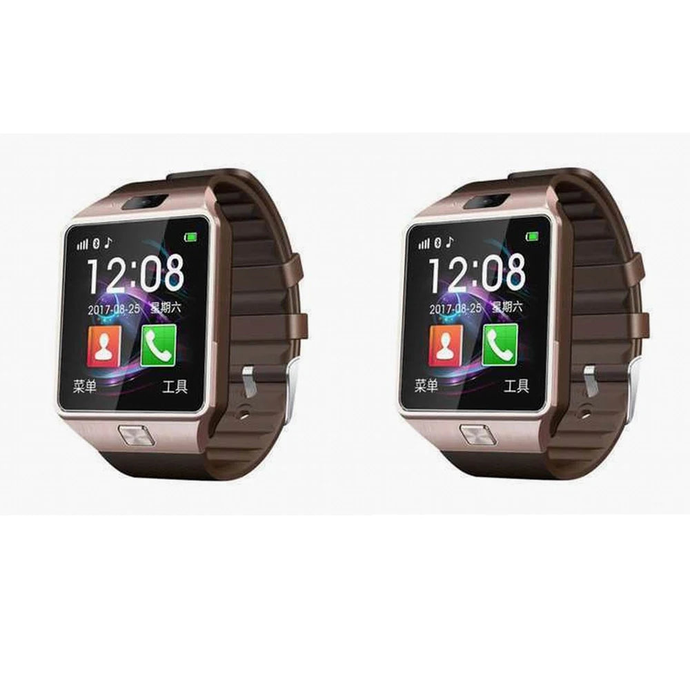DZ09 Smart Watch Men Women Full Touch Screen Sport Waterproof Pedometer Smartwatch With Sim Card Android Watch Connected Whatsap