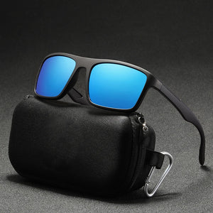 Outdoor Polarized Sunglasses Unisex Black Frame Men Women UV400 Driving Travel Sun Glasses Male Ultralight Anti-glare Goggles