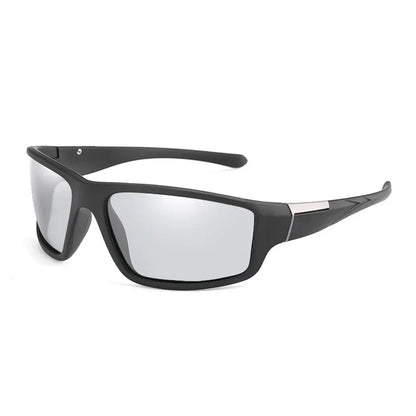Polarized Sunglasses for Driving: Men's Fashion Square Frame Travel Eyewear