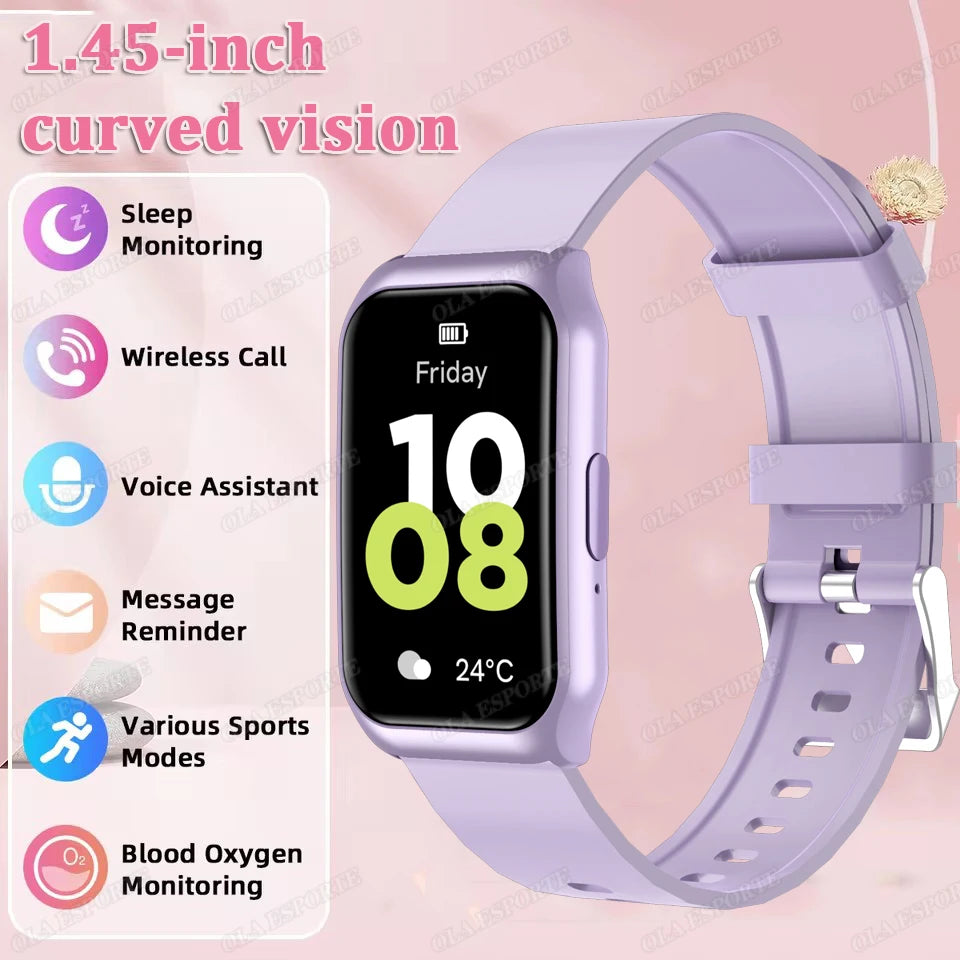 2025 Smart Bracelet Women Sport Smartwatch Men Heart Rate Sleep Monitoring Waterproof Fitness Smart Watch Ladies For Android IOS