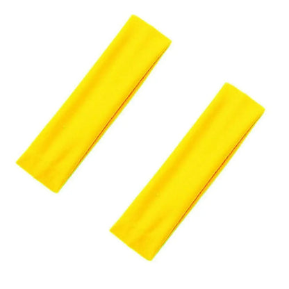 Hot SALE!! 2PCS Sports Headbands High Elastic Women Gym Yoga Hair Bands Exercise Tennis Fitness Running Sweat Head Hair Bands