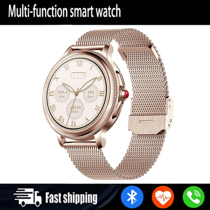 2025 New Women's Smart Watch 1.2-inch Full Circle Full Touch Screen Heart Rate Sleep Monitoring Built in Multi sport Mode Watch